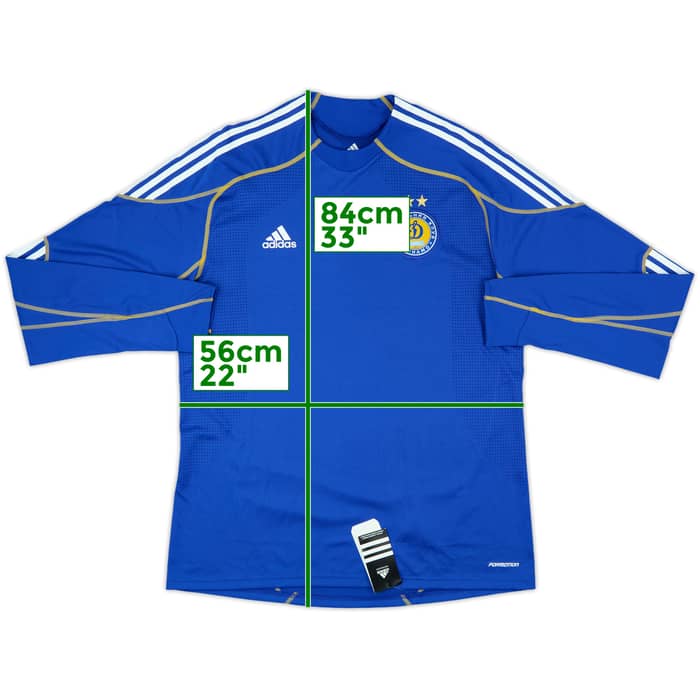2009-11 Dynamo Kyiv Player Issue Away L/S Shirt (XL)