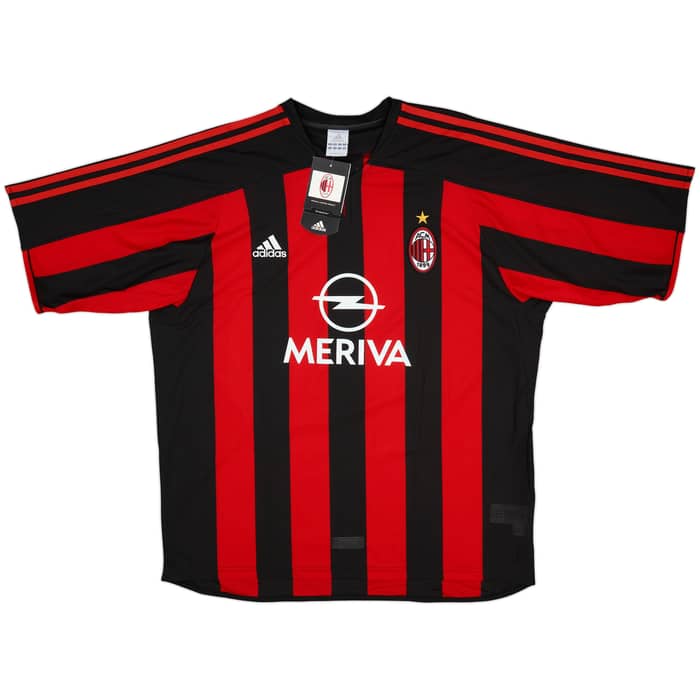 2003-04 AC Milan Home Shirt Shevchenko #7 (XL)