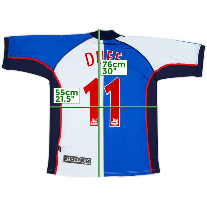 2002-03 Blackburn Home Shirt Duff #11 (XL)