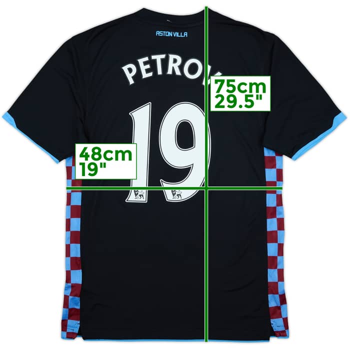 2010-11 Aston Villa Away Shirt Petrov #19 (M)