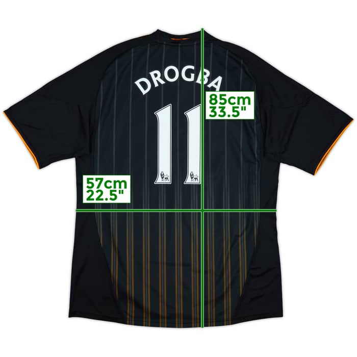2010-11 Chelsea Away Shirt Drogba #11 (XL)