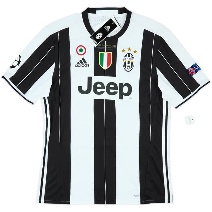 2016-17 Juventus 'Final Cardiff 2017' Authentic Home Shirt Pjanic #5 (L)