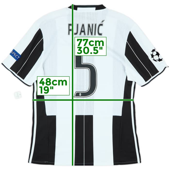 2016-17 Juventus 'Final Cardiff 2017' Authentic Home Shirt Pjanic #5 (L)