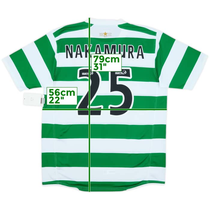 2007-08 Celtic Home Shirt Nakamura #25 (L)