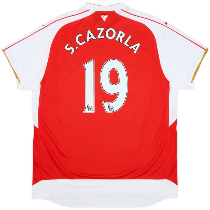 2015-16 Arsenal Home Shirt S.Cazorla #19 (XXL)