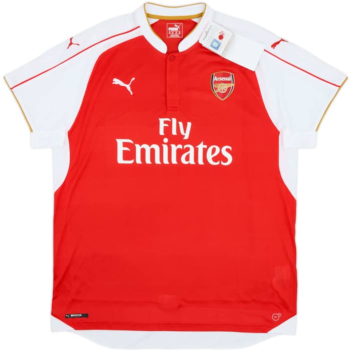 2015-16 Arsenal Home Shirt S.Cazorla #19 (XXL)