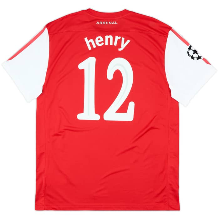 2011-12 Arsenal Home Shirt Henry #12 (XL)