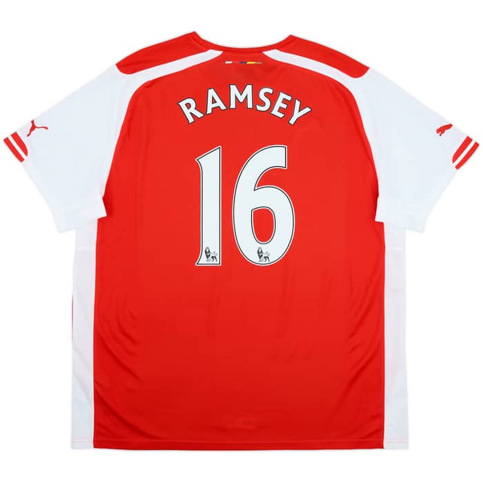 2014-15 Arsenal Home Shirt Ramsey #16 (XXL)
