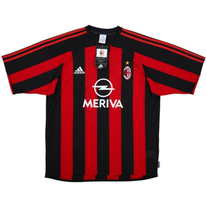 2003-04 AC Milan Home Shirt Shevchenko #7 (L)