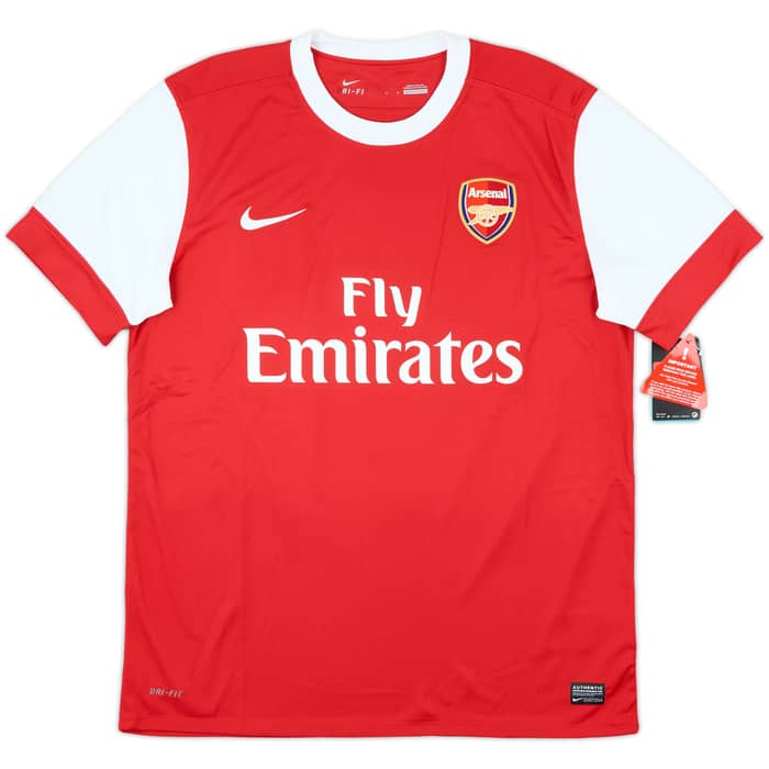 2010-11 Arsenal Home Shirt Fabregas #4 (L)