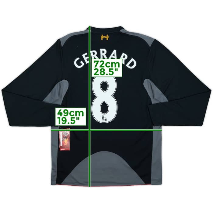 2012-13 Liverpool Away L/S Shirt Gerrard #8 (S)