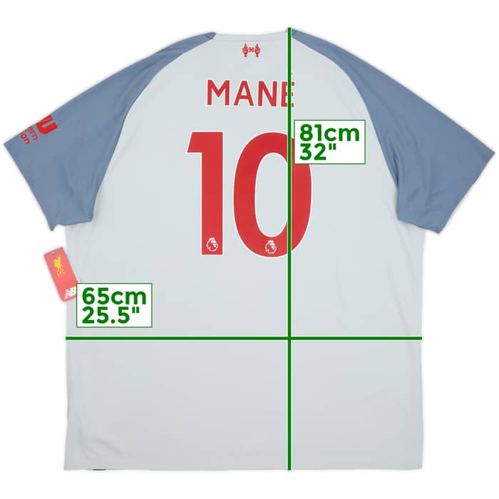 2018-19 Liverpool Third Shirt Mane #10 (XXL)