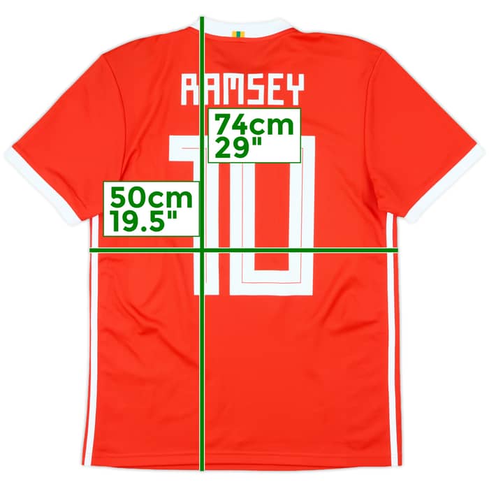2018-19 Wales Home Shirt Ramsey #10 (M)