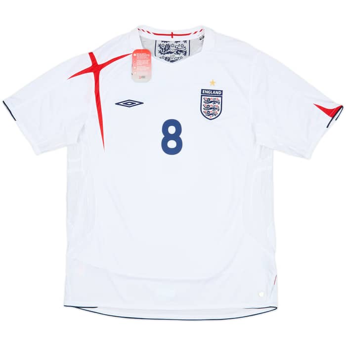 2005-07 England Home Shirt Lampard #8 (XL)