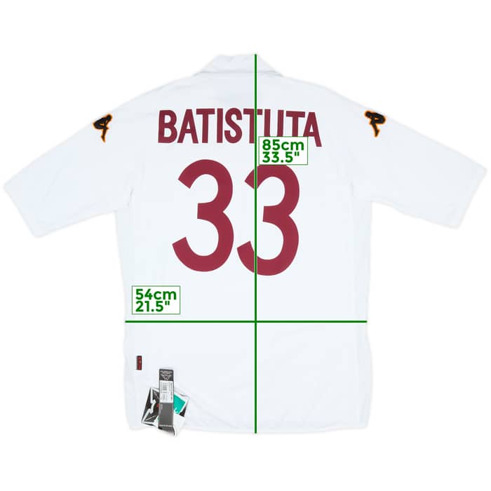 2002-03 Roma Away Shirt Batistuta #33 (3XL)