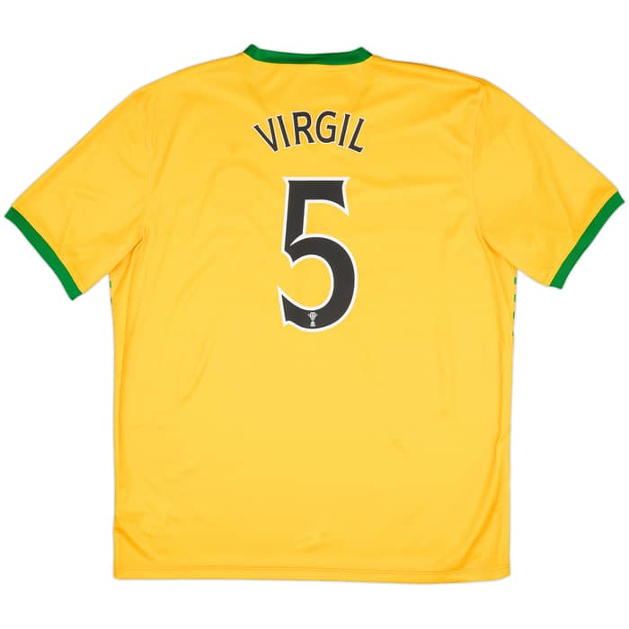 2013-14 Celtic Away Shirt Virgil #5 (XL)
