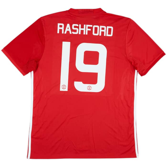 2016-17 Manchester United Home Shirt Rashford #19 (L)