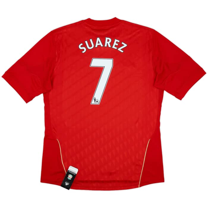 2010-12 Liverpool Home Shirt Suarez #7 (XL)