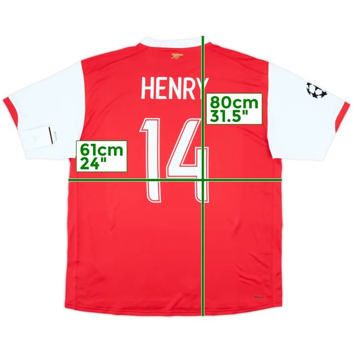 2006-08 Arsenal Home Shirt Henry #14 (XL)