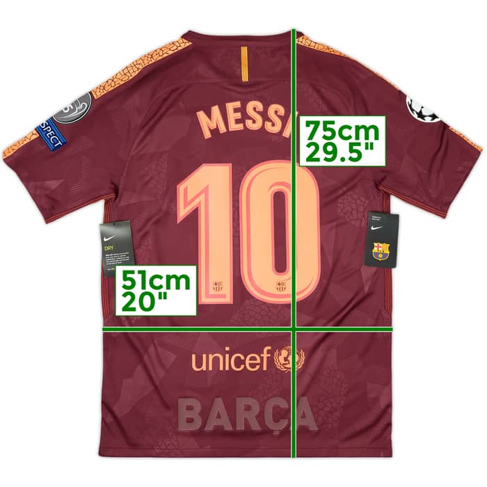 2017-18 Barcelona Third Shirt Messi #10 (M)