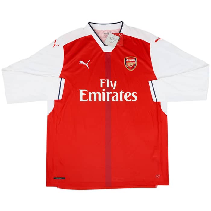 2016-17 Arsenal Home L/S Shirt Ozil #11 (XXL)