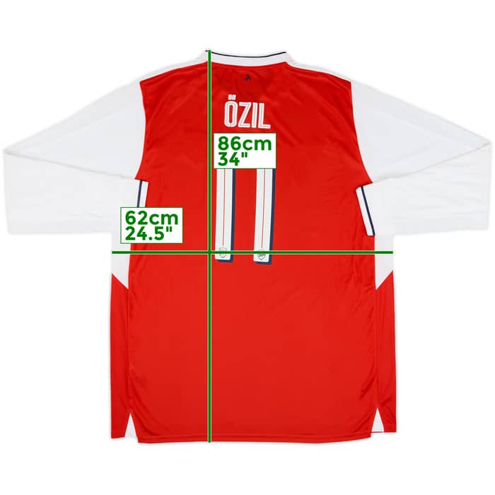 2016-17 Arsenal Home L/S Shirt Ozil #11 (XXL)