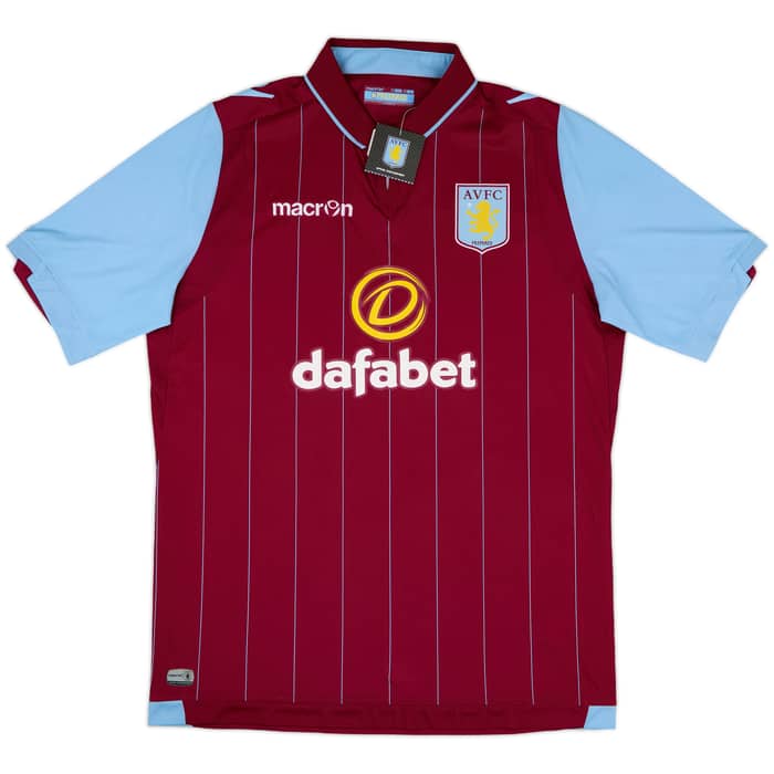2014-15 Aston Villa Home Shirt Grealish #40 (XL)