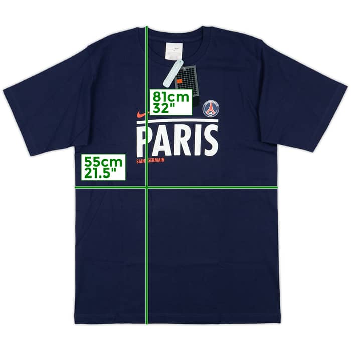 2004-05 Paris Saint-Germain Nike Graphic Tee (M)