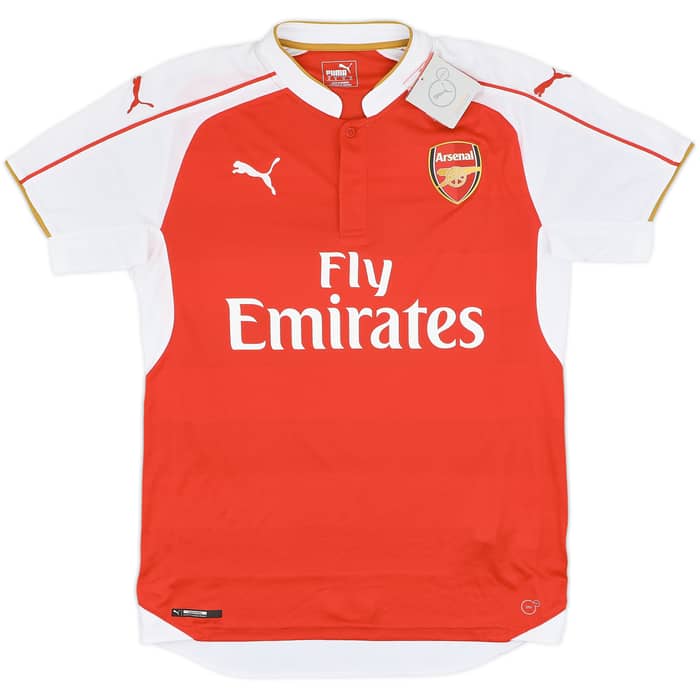 2015-16 Arsenal Home Shirt Arteta #8 (M)