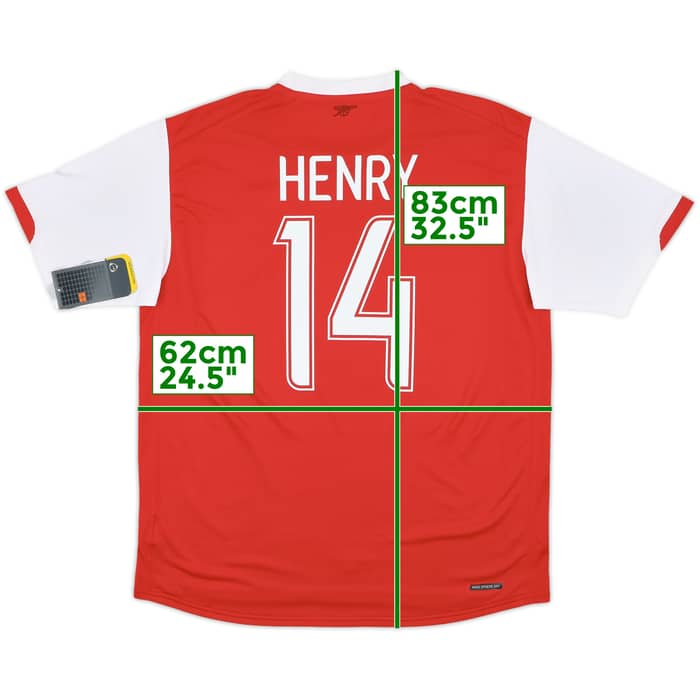 2006-08 Arsenal Home Shirt Henry #14 (L)