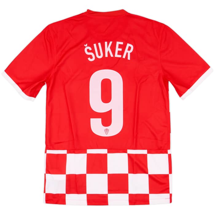 2014-15 Croatia Home Shirt Suker #9 (S)
