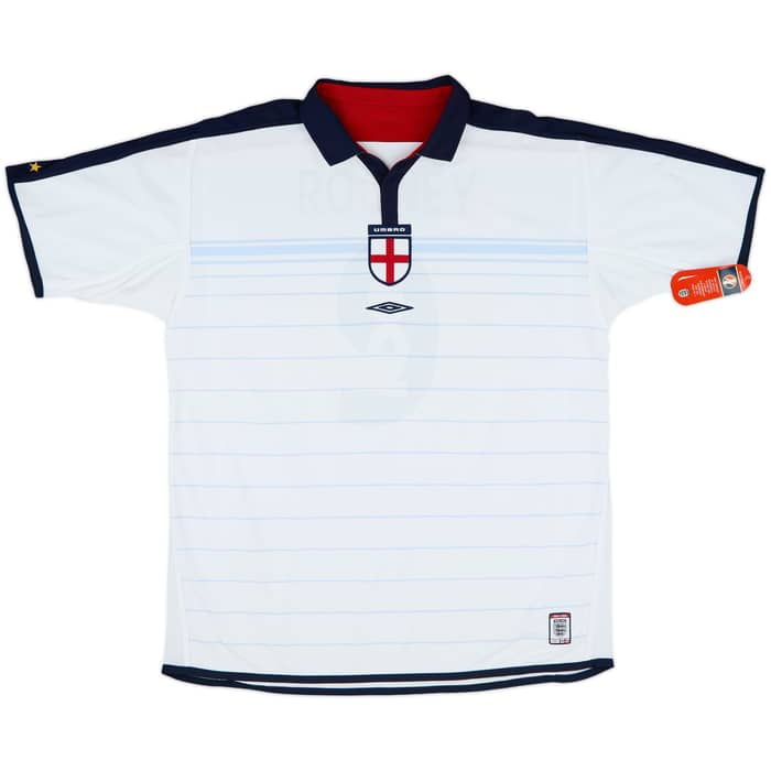 2003-05 England Home Shirt Rooney #9 (XL)