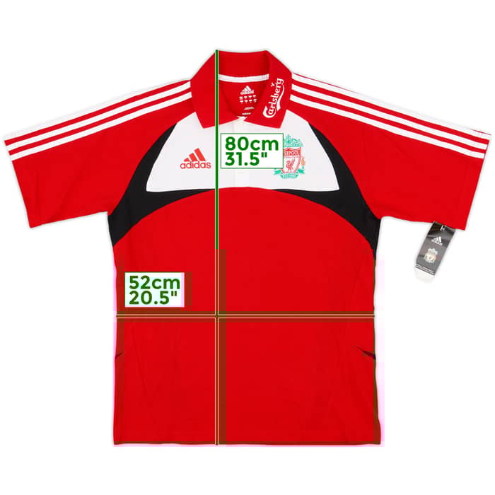 2007-08 Liverpool adidas Polo Shirt (S)