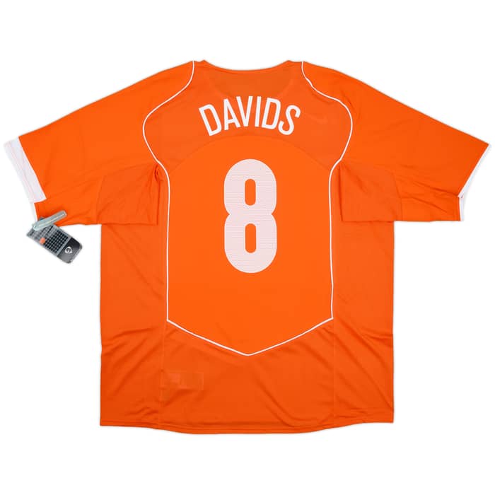 2004-06 Netherlands Home Shirt Davids #8 (XXL)