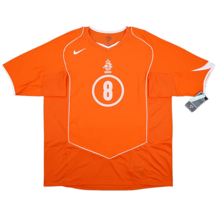 2004-06 Netherlands Home Shirt Davids #8 (XXL)