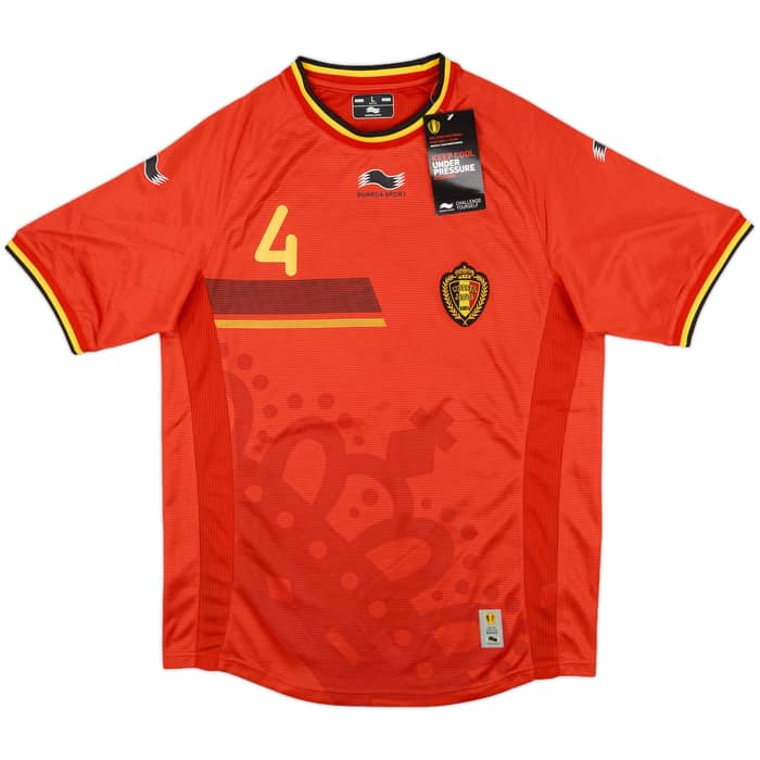 2014-15 Belgium Home Shirt Kompany #4 (L)
