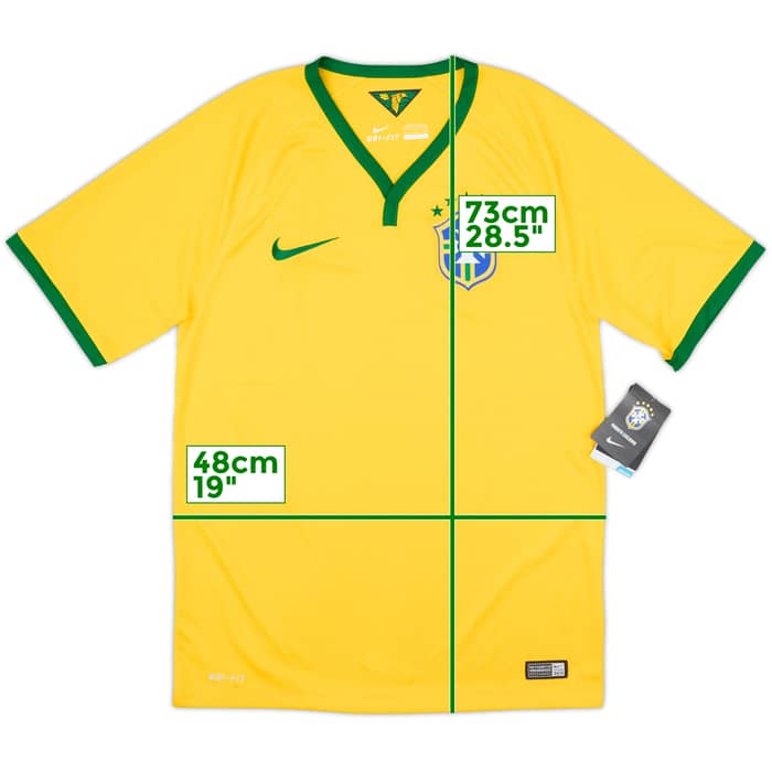 2014-15 Brazil Home Shirt (S)