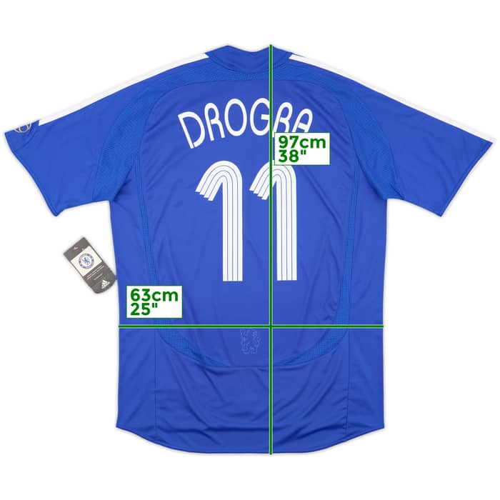 2006-08 Chelsea Home Shirt Drogba #11 (L)