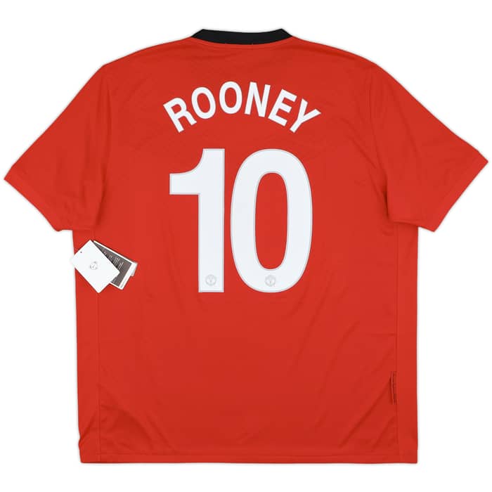 2009-10 Manchester United Home Shirt Rooney #10 (XL)