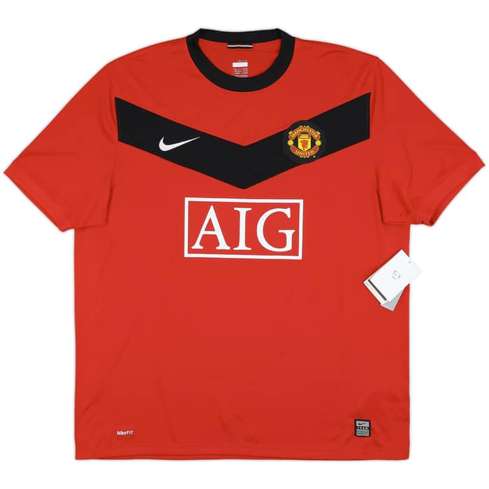 2009-10 Manchester United Home Shirt Rooney #10 (XL)