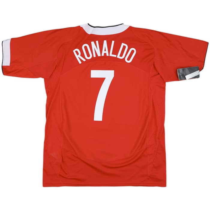 2004-06 Manchester United Home Shirt Ronaldo #7 (XL)
