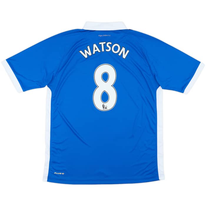 2011-12 Wigan Home Shirt Watson #8 (XL)