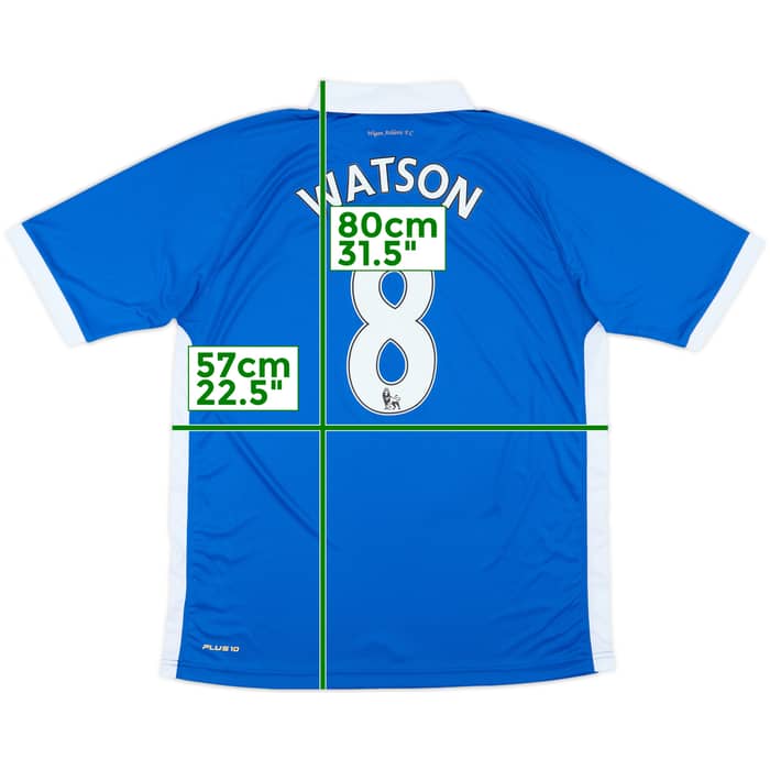 2011-12 Wigan Home Shirt Watson #8 (XL)