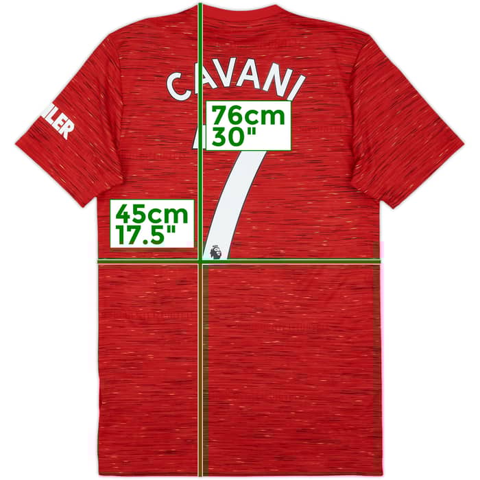 2020-21 Manchester United Home Shirt Cavani #7 (S)