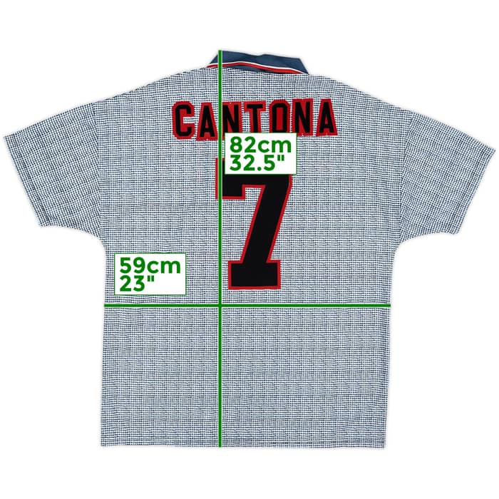 1995-96 Manchester United Away Shirt Cantona #7 (L)