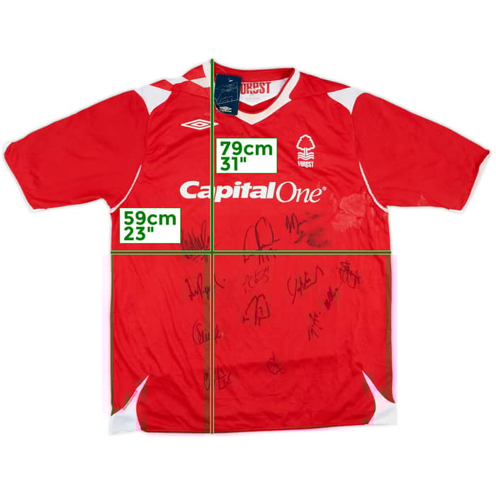 2006-08 Nottingham Forest Squad Signed Home Shirt (XL)
