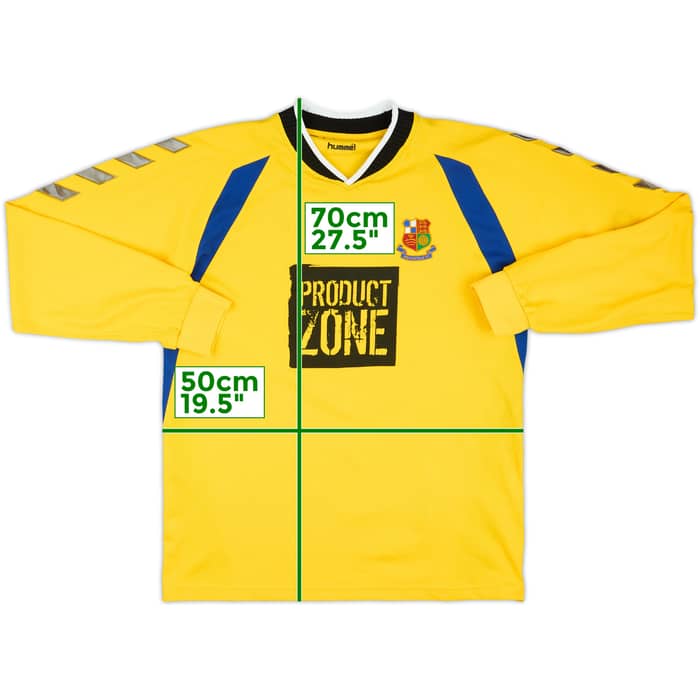 2004-05 Wealdstone Match Issue Away L/S Shirt #10