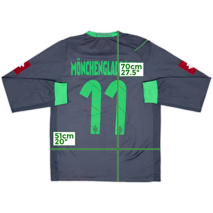 2011-12 Borussia Monchengladbach Away L/S Shirt #11 - 6/10 - (M)
