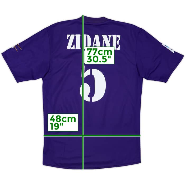 2002-03 Real Madrid Centenary Third Shirt Zidane #5 - 7/10 - (M)