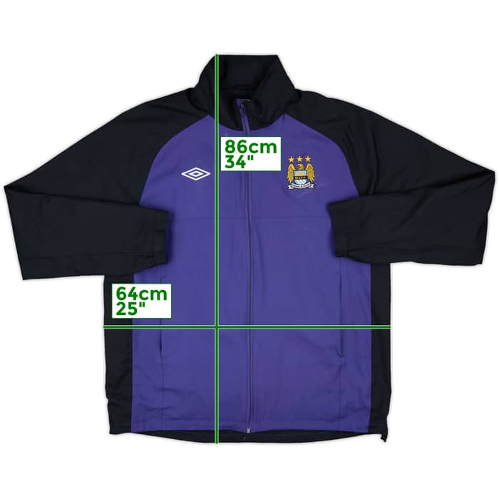 2010-11 Manchester City Umbro Track Jacket - 7/10 - (XL)